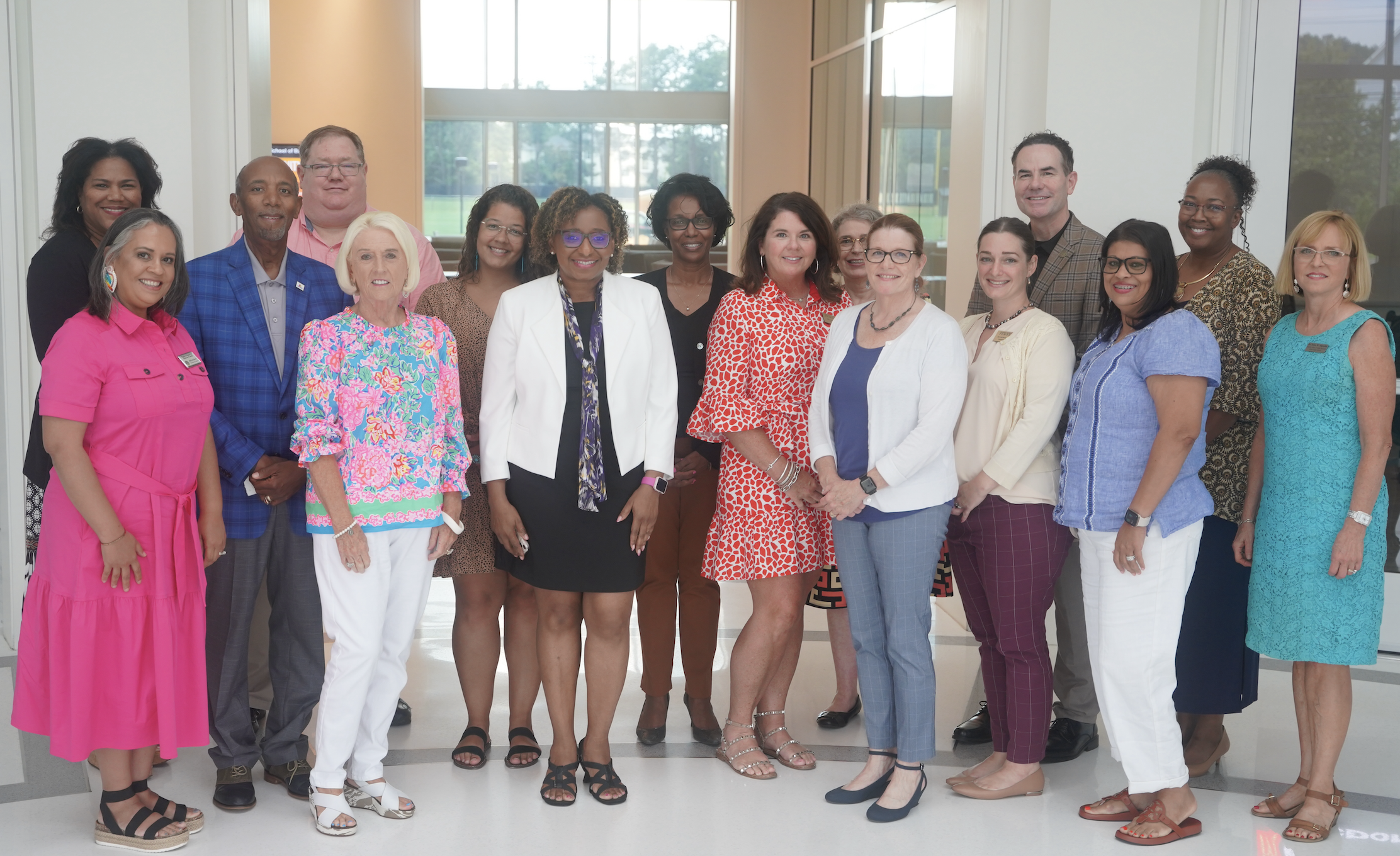 School of Education Advisory Board posing for a group picture
