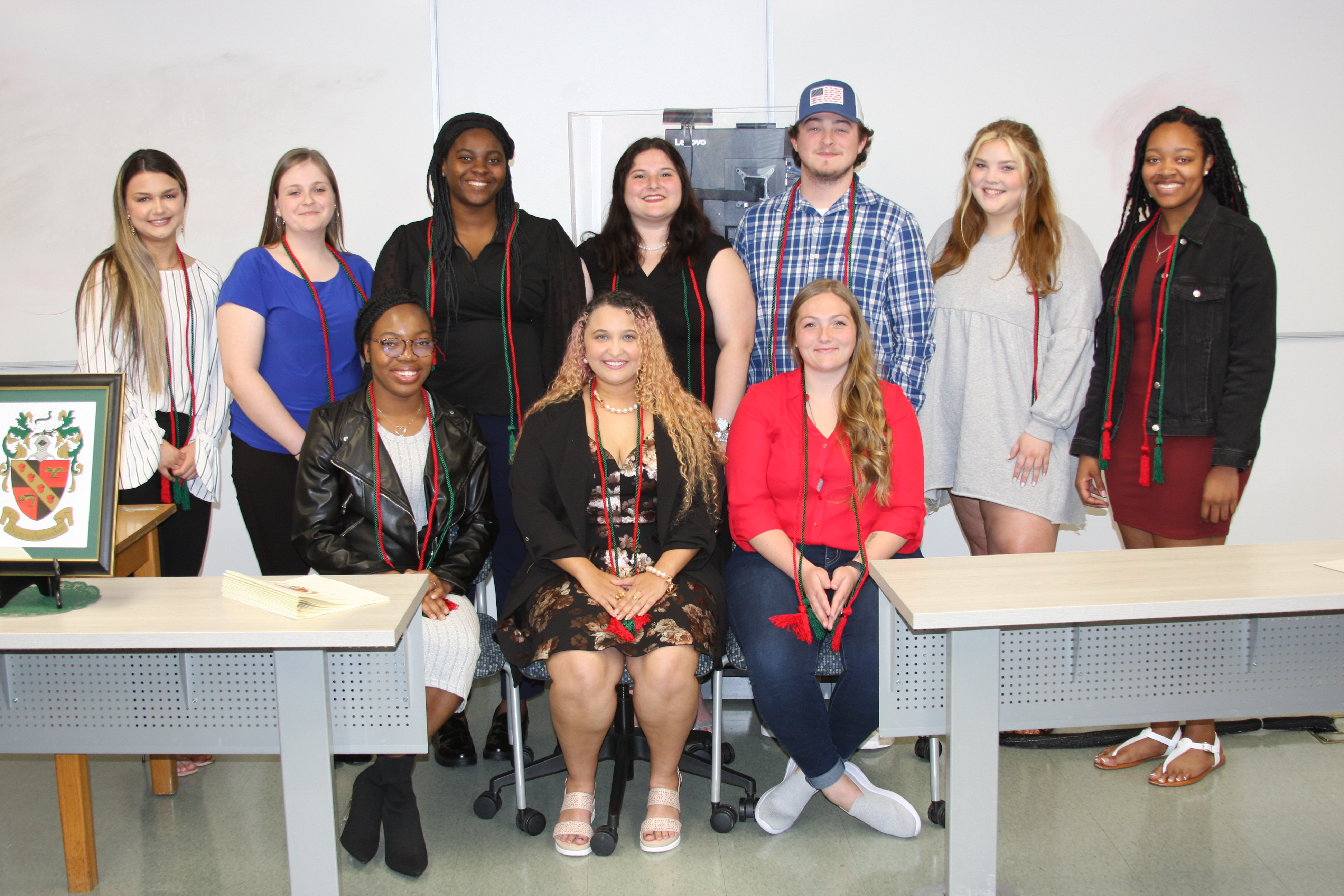 members of the Beta Beta Beta club at UNCP