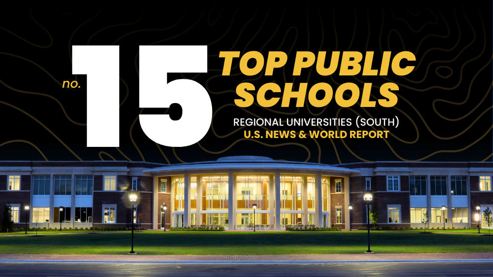 UNCP building with no. 15 top pubic schools ranking from U.S. News and World Report