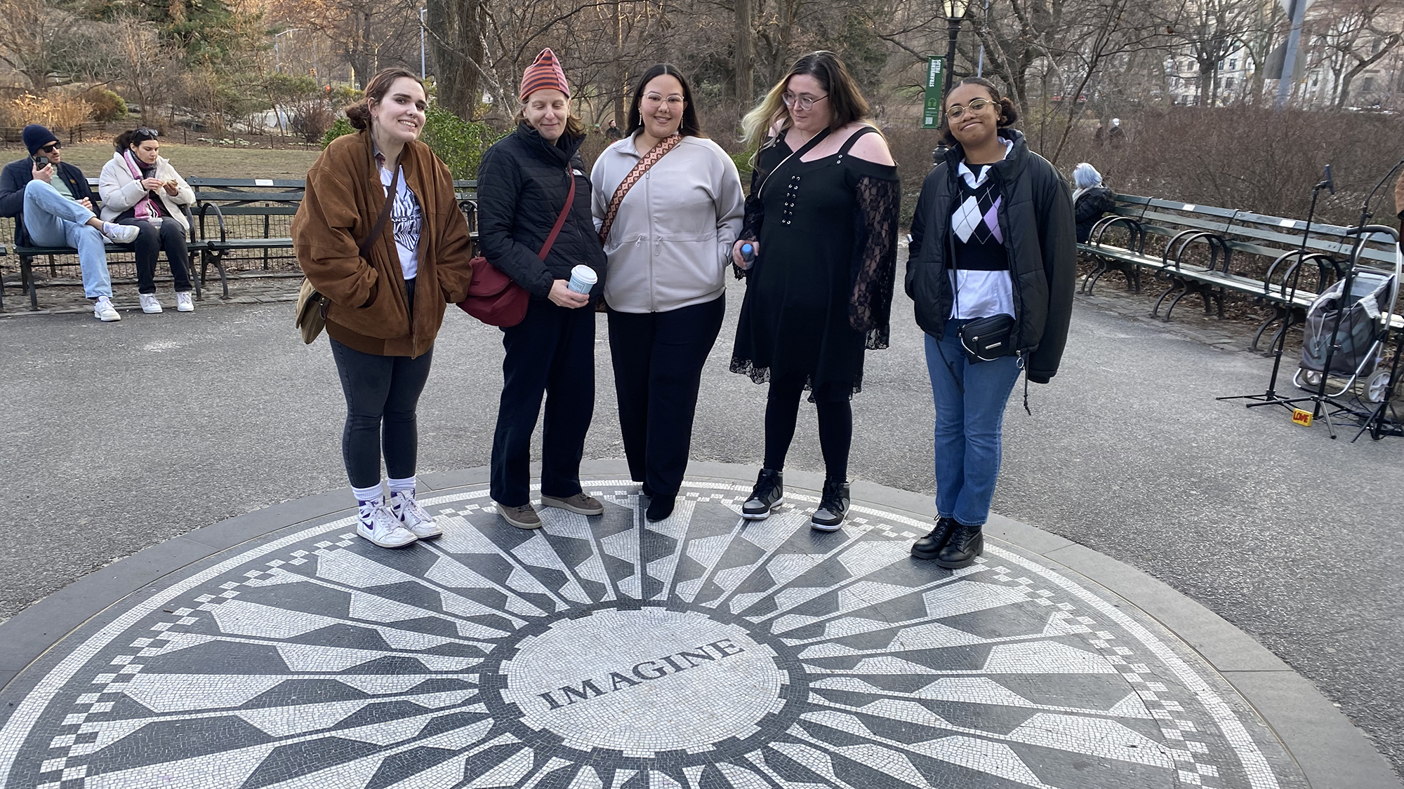 Sadie Outen (left) Dr. Naomi Lifschitz-Grant, Keely Oxendine, Danielle Sneed and Cheryse Edwards.