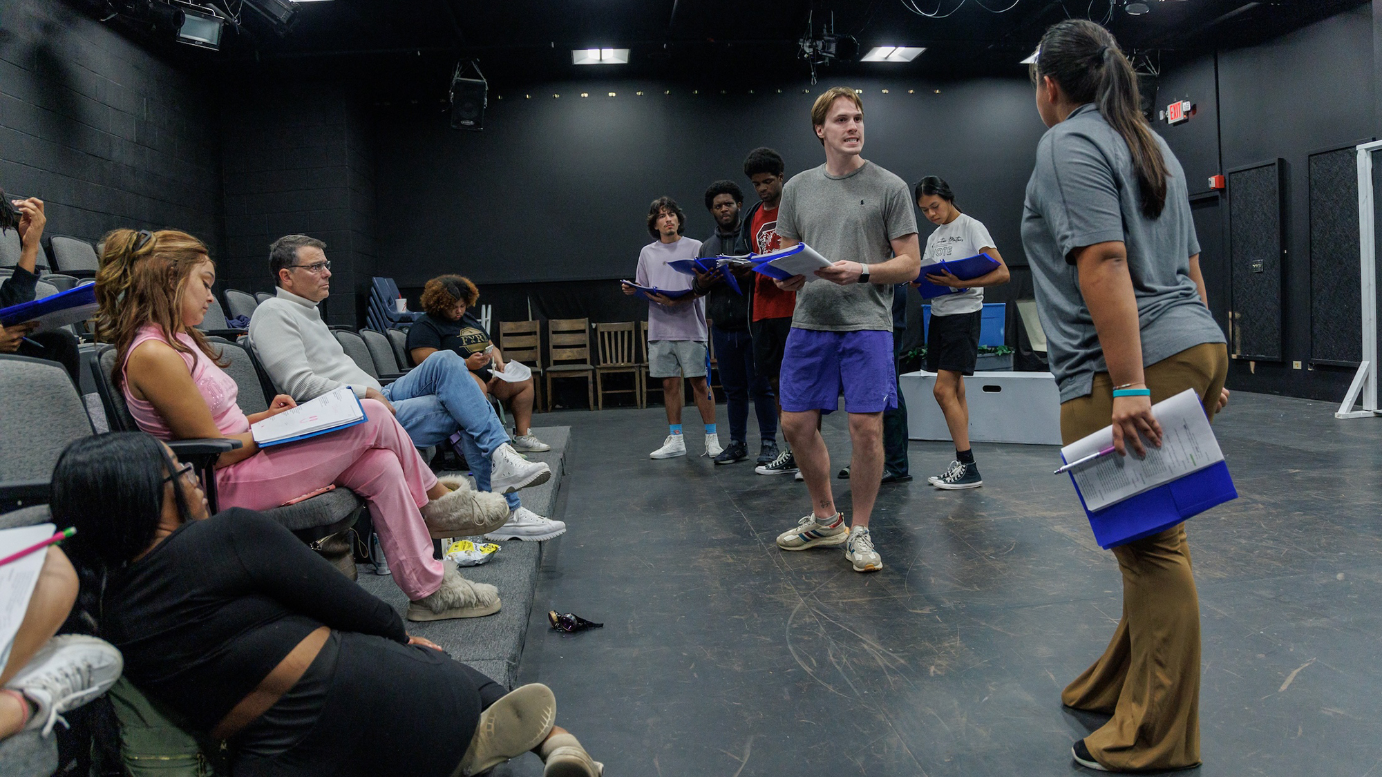 Black box space rehearsal Drahos