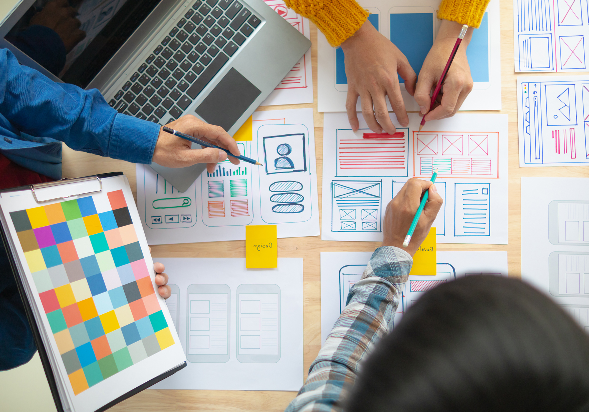 people collaborating