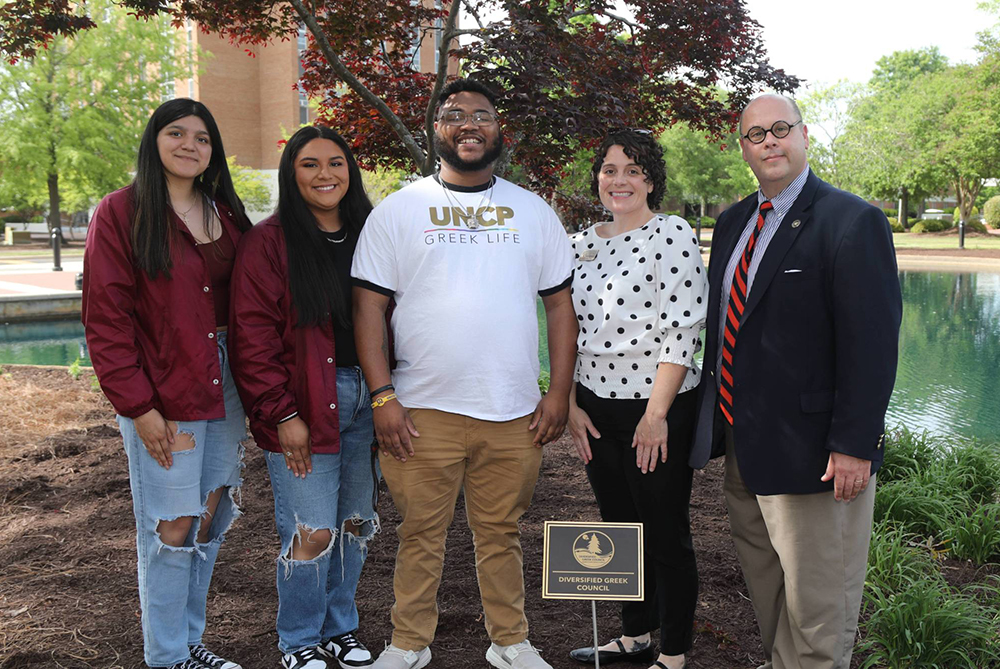 Members of DGC in the DGC Garden