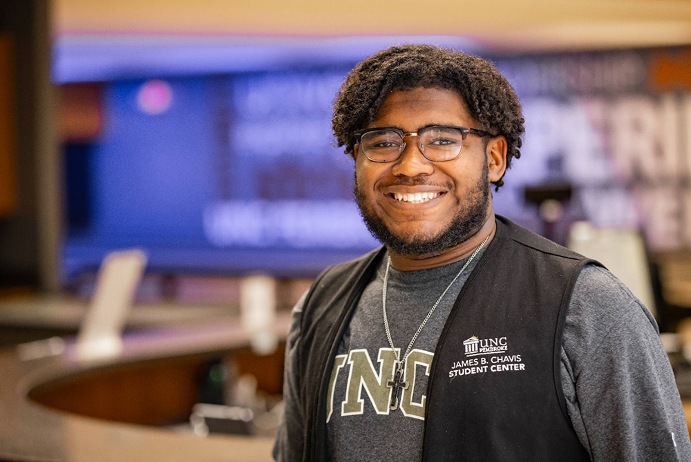 male uncp student