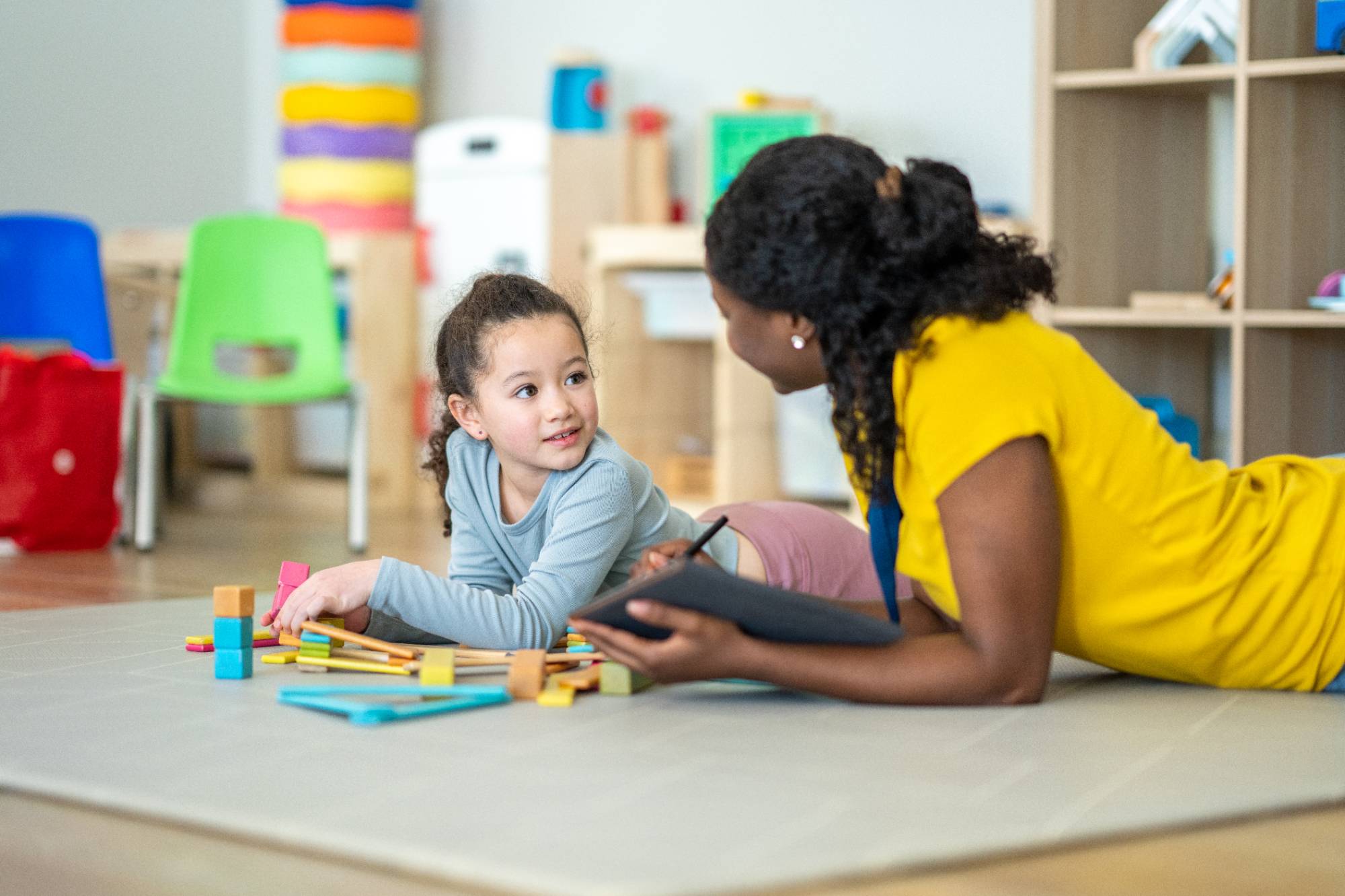 A play therapy session