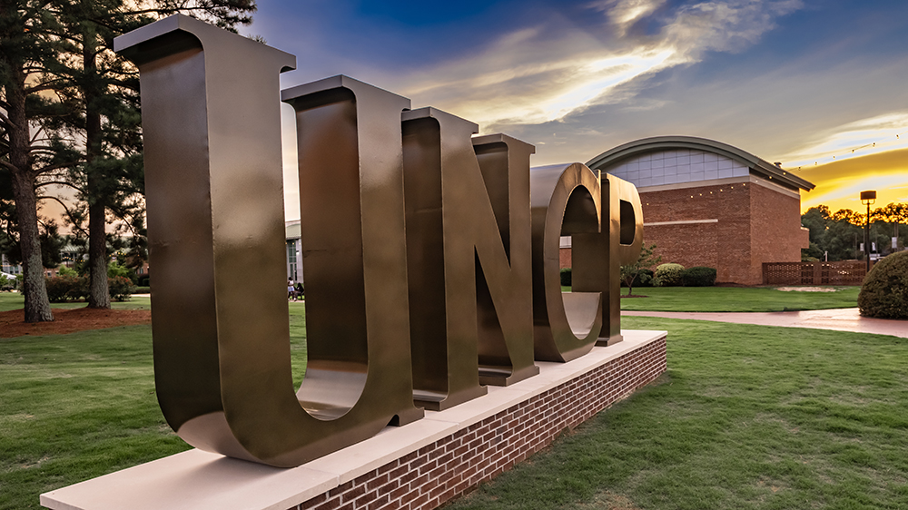 UNCP sign
